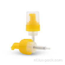 500 ml zwarte fles goud top Pet Hand zeepschuimpomp met borstelige reiniging mousse -fles